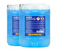 MANNOL Anticongelante AG11 Listo Para Usar Longlife, 2x10 Litros