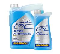 Mannol Anticongelante AG11a Largo Plazo Anticongelante Fertiggemisch, 6 Litro