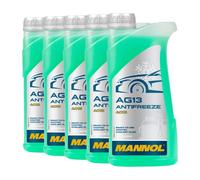 Mannol Anticongelante AG13 Hightec Fresco Fertiggemisch, 5x1 Litro