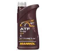 MANNOL ATF T-IV MN8208-1, ATF T4 líquido de transmisión, ATF sintético completo, fluido hidráulico para cajas de cambios automáticas, convertidores, compatible con Toyota, compatible con Lexus y más