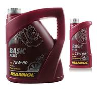 Mannol Basic Plus 75W-90 API GL 4+ Gear Oil 5 litros