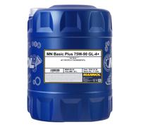 Mannol Basic Plus 75W-90 GL-4 + Aceite, Api Gl 4 Mil L 2105 , 20 Litro