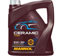 MANNOL Ceramic 5W-30 4 L Aceite Motor API SN Plus ACEA C3 dexos2