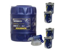 Mannol Defender 10W-40 - Aceite de motor Mannol para motor (20 L, 4 unidades)