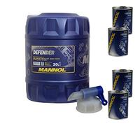Mannol Defender 10W-40 - Aceite para motor (20 L, 4 unidades