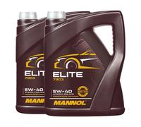 MANNOL Elite 5W-40 Acea A3/B4 Api SN/CH-4 BMW LL-01, 2x5 Litros