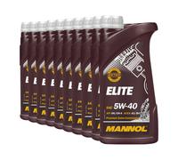 MANNOL Elite 5W-40 Acea A3/B4 API SN CH-4 BMW LL-01 Aceite Semisintético 10x1 L