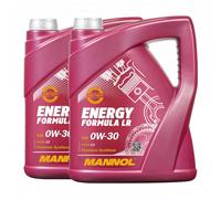 Mannol Energía Fórmula LR SAE 0W-30 Aceite, Acea C2, STJLR.03.5007, 2x5 Litro