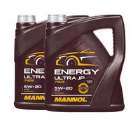 Mannol Energía Ultra JP 5W-20 Aceite Api Sn , Ilsac GF5, Ford M2C948, 2x4 Litro