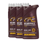 MANNOL Energy Formula OP Aceite De Motor MB 229.5, DEXOS2, 3x1 Litro