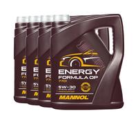 MANNOL Energy Formula OP Aceite De Motor MB 229.5, DEXOS2, 4x5 Litros
