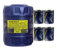 MANNOL Energy Formula PD 5W-40 Acea C3 SN/SM/CF Motor Flush 20 L