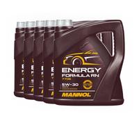 MANNOL Energy Formula RN 5W-30 Aceite De Motor Renault RN0720, 5x4 Litros