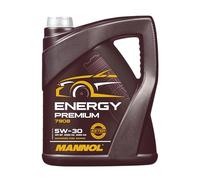 MANNOL | ENERGY PREMIUM 5W-30 | MN7908-5 | 5L | Aceite Motor Sintético para Gasolina y Diésel | Protección Antidesgaste y Ahorro de Combustible