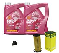 MANNOL Energy Ultra JP 5W-20 Inspección Set 10 L para Lancia Voyager