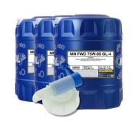 MANNOL FWD 75W-85 GL-4 Aceite para Caja Semisintético 3x20 L con Válvula