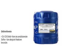 MANNOL Getriebeöl MTF-4 Aceite de Caja 75W-80 20 L API GL-4 Totalmente Sintético