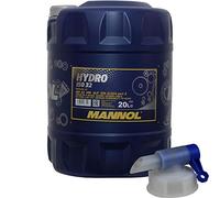 MANNOL Hydro ISO 32 Hydraulic Fluid 20 litros de aceite hidráulico con grifo de flujo