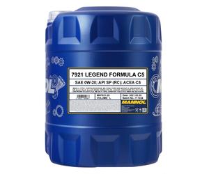 Mannol Legend Fórmula C5 SAE 0W-20 Aceite de Motor, Api Sp RC, 20 Litro
