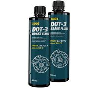 Mannol Líquido de los Frenos DOT3 SAE J1703 2x 450ML Punto 3