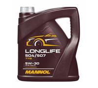 MANNOL Longlife 504/507 Aceite de motor 5W-30 Aceite para motor 4L MN7715-4