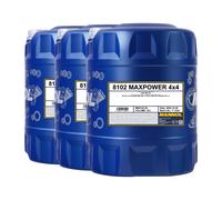 20 (1x20) Litro Mannol Max Power 4x4 SAE 75W-140 Api Gl 5