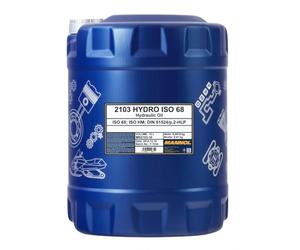 MANNOL MN2103-10 Aciete hidráulica principal 10L | Aceite hidráulico mineral con protección contra el desgaste, la oxidación y la corrosión para la construcción