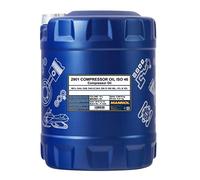 MANNOL MN2901-10 Aceite de compresor 10L | Cumple con la norma DIN 51506 VBL VCL VDL e ISO DP 6521, también para sistemas hidráulicos, hasta 220 °C