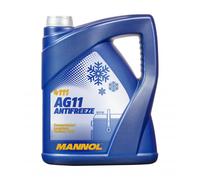 5 (1x5) Litro Mannol Anticongelante AG11 Anticongelante Concentrado Azul