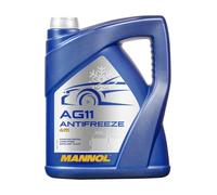 MANNOL MN4111-5 Anticongelante 5L Azul | Concentrado a base de inhibidor mineral, cumple con AFNOR, ASTM, BSI, para VW, BMW, etc. Protege contra depósitos