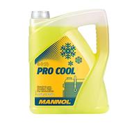 MANNOL MN4414-5 Anticongelante 5L amarillo | Para motocicletas, scooters y vehículos todo el año, con protección anticorrosión para metal y aluminio, SAE J1034