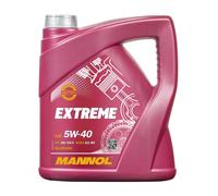Mannol extreme SAE 5W40 Aceite VW 50200 ,50500 ,MB 229.5 ,BMW LL-01,4 Litros,
