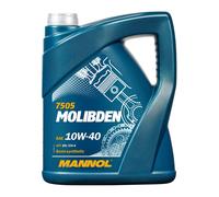 Mannol Molibden SAE 10W-40 Aceite de Motor Api Sn , VW 501.01 , 5 Litro