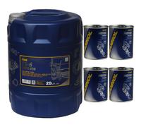 MANNOL Motoröl Set 20 L TS-6 UHPD Eco 10W-40 Sintético Motor Flush