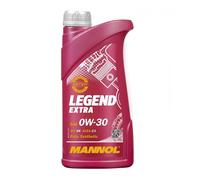 MANNOL NUEVO 07/2023 ACEITE DE MOTOR 0W30 LEGEND EXTRA ESTER C2/C3 1 LITRO (7919