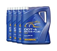 Mannol Punto 4 Líquido de los Frenos, Fmvss 116 , 4x5 Litro