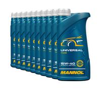 MANNOL SAE 15W-40 Aceite De Motor Universal, API SN CH4, 10x1 Litro