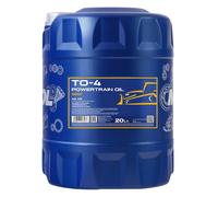 20 (1x20) Litro Mannol TO-4 SAE 10W Aceite Motor Para Caterpillar TO-4, Komatsu
