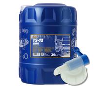 MANNOL TS-12 Aceite Motor 10W-30 ACEA A3/B4 E7 20 Litros Con Grifo