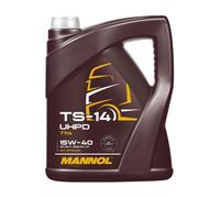 MANNOL Aceite de motor 15W-40 TS-14 aceite ACEA E7 ACEA E9 API SN API CJ-4 UHPD 5L Compatible con MERCEDES-BENZ Vario Furgoneta B667, B670, B668 Vario Caja/Chasis B670, B668, B667 Vario Bus B670