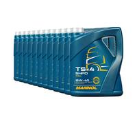 MANNOL TS-4 SHPD 15W-40 Aceites Motor HC-Sintético, ACEA A3/B4/E7, 12x5 L