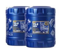 MANNOL TS-5 UHPD 10W-40 Aceite Motor HC Sintético ACEA A3/B4 E7 2x10 L