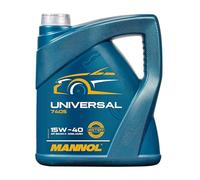 MANNOL Universal 15W-40 API SG/CD - Aceite de Motor (4 L, MN7405-4), Color marrón Amarillento