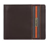 mano Billetera de cuero Don Leonardo RFID 11,5 cm marrón