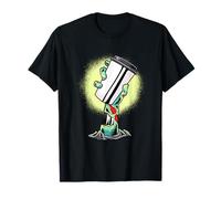 Mano de café zombi que se levanta del humor matutino muerto grave Camiseta