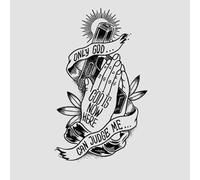 Mano De Dios Herbal Semipermanente Impermeable De Larga Duración Tatuaje Calcomanía Brazo Premium
