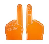 Mano de espuma de gran tamaño - para porristas, manos de espuma para deportes - Equipo de animación de dedo único de 18 pulgadas | Guantes de mano de espuma Top Team Spirit