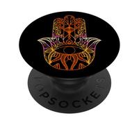 Mano de Fátima Místico Mal de Ojo Hamsa Símbolo Mujeres Hombres PopSockets PopGrip Adhesivo
