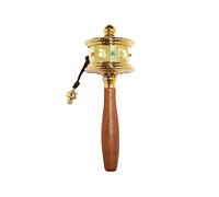 mano de oración, Rueda de oración tibetana, Rueda de oración de mano Rueda de oración budista Rueda de oración Rueda de oración budista Rueda de oración tibetana tallada a mano Espiritual/Relajación/M