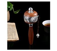 mano de oración, Rueda de oración tibetana, rueda de oración de mano Rueda de oración budista utilizada for oración, bendición, meditación, relajación, yoga (color: rojo, tamaño: pequeño) (color: rojo